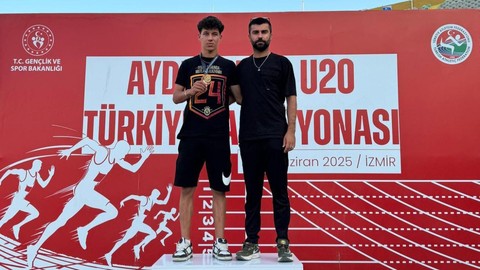 Adil Sani Konukoğlu Spor Lisesi öğrencisi atletizmde Türkiye Şampiyonu oldu