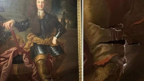 Turist 300 yıllık Medici tablosuna zarar verdi! Başyapıtın tuvali yırtıldı