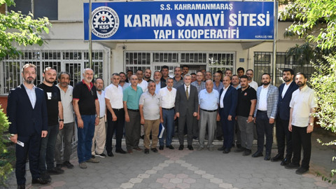 Başkan Görgel, Sanayi Sitesi Esnafıyla Bir Araya Geldi