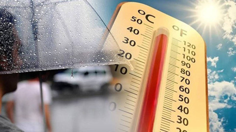 Meteoroloji'den sağanak yağış ve sıcaklık alarmı