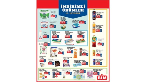 BİM market 12-18 Temmuz 2025 indirim kataloğu yayımlandı! BİM'e hangi ürünler geliyor?