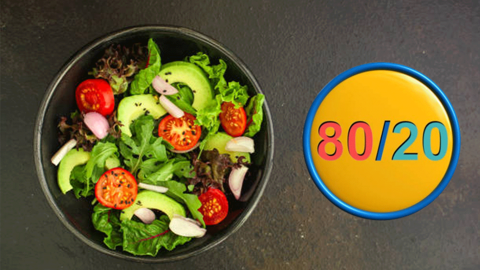 Beslenmede yeni trend: 80/20 kuralı ile formda kalın