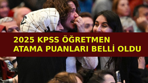 Mili Eğitim Bakanlığı KPSS atama taban puanları belli oldu; İşte adaylar için en düşük puanlar