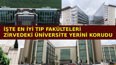 Makale sayısına göre Türkiye'nin en iyi TIP fakülteleri açıklandı; Sonuçlar ters köşe yaptı