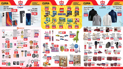 BİM market 12 Aralık 2025 Cuma aktüel ürünler kataloğu! BİM’e Casper Cep Telefonu geliyor!