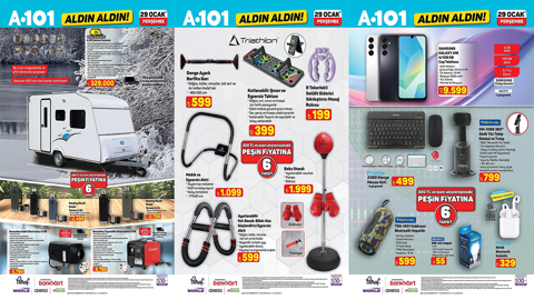 A101'e Çekme Karavan geliyor! A101 29 Ocak 2026 Perşembe aktüel ürünler kataloğu!