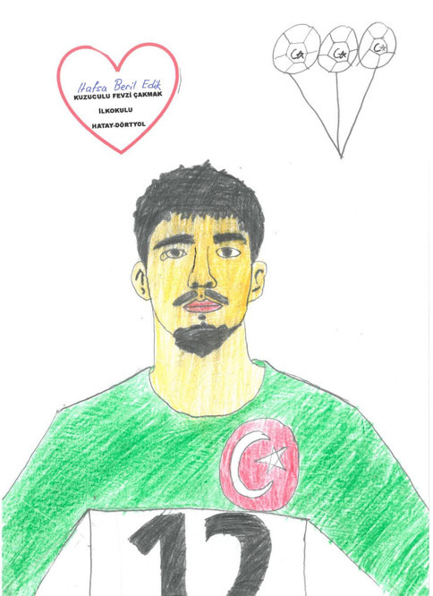 Damat Tween ile Hataylı minik öğrencilerden Milli Takıma büyük destek - Resim : 2