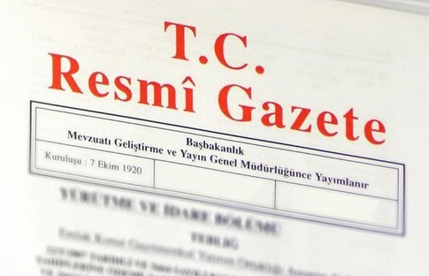 Resmi Gazete'de bugün