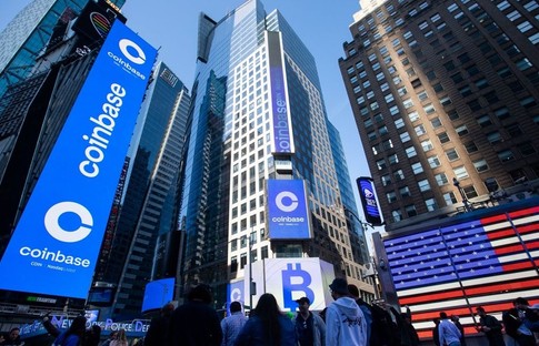 Halka arz sonrası Coinbase'in değeri 100 milyar doları aştı