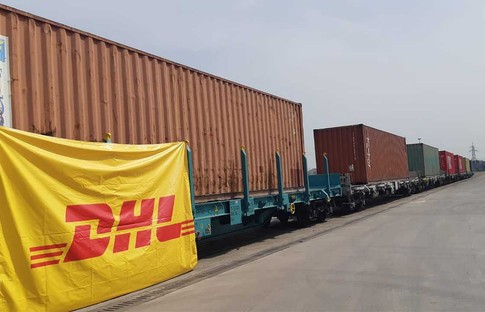 DHL'in Türkiye'ye doğrudan demiryolu hizmeti ilk seferini yaptı