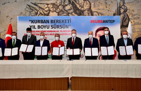 Gaziantep’te KURBANTEP ile kurbanlar ihtiyaç sahiplerine ulaştırılacak