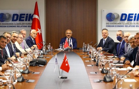 Elvan, DEİK üyeleriyle buluştu