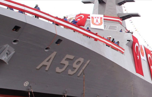 TCG Ufuk gemisi, yüzde 70 yerlilik oranıyla hizmete girdi