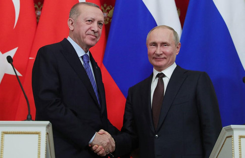 Cumhurbaşkanı Erdoğan, Putin'le görüştü