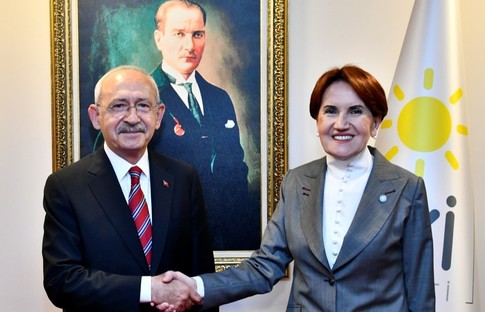 Kılıçdaroğlu, Akşener'i ziyaret etti