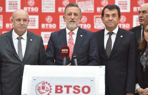 İbrahim Burkay, BTSO'da yeniden başkan seçildi