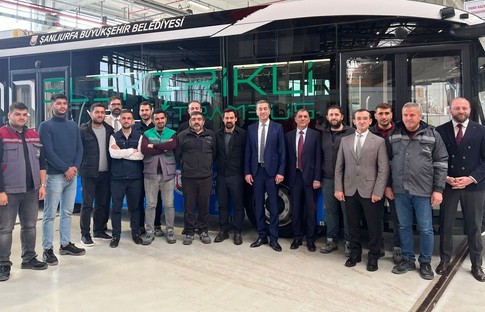 Yerli troleybüsle Şanlıurfa yakıttan yılda 3,5 milyon lira tasarruf edecek