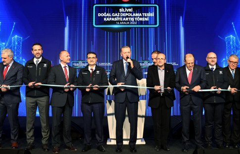 Mehmet Şimşek, doğal gaz tesisinin açılışına katıldı