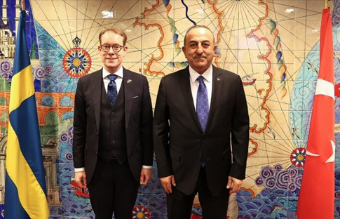 Çavuşoğlu, İsveçli mevkidaşı Bilström ile görüştü