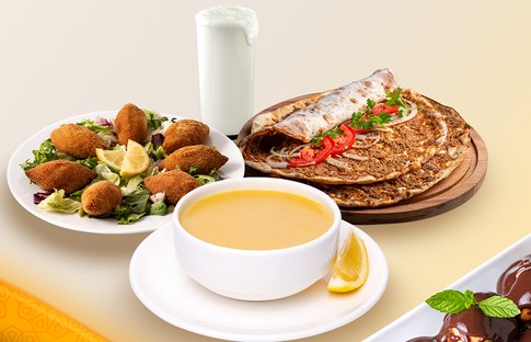 Türkiye'nin iftar menüsü; mercimek çorbası, lahmacun, içli köfte