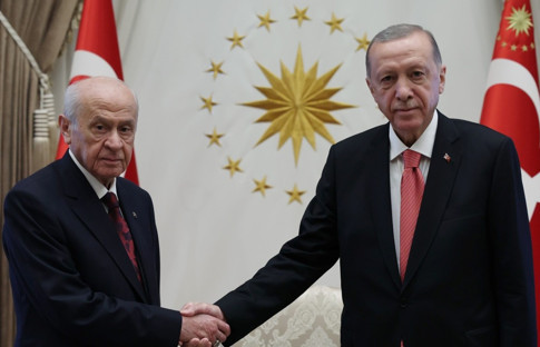 Beştepe'de sürpriz görüşme