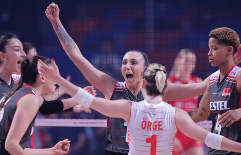 FIVB Kadınlar Milletler Ligi'nde A Millilerden 2. galibiyet