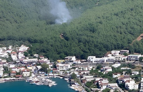 Bodrum'da çıkan orman yangını kontrol altına alındı
