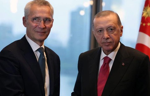 Cumhurbaşkanı Erdoğan, Stoltenberg'i kabul etti