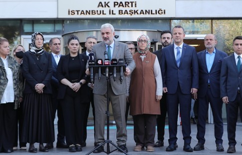 İsrail-Filistin çatışması: AK Parti'den 81 ilde eş zamanlı açıklama