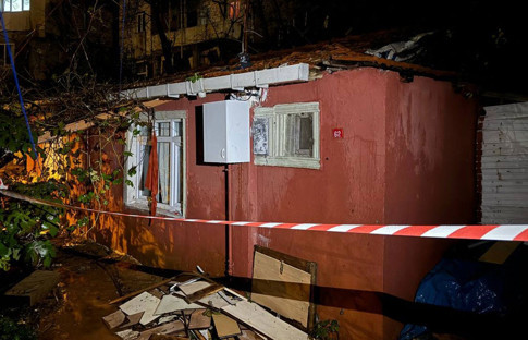 Beykoz'da heyelan nedeniyle 3 gecekondu boşaltıldı