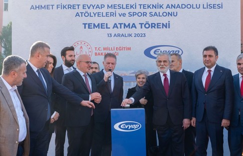 Evyap’ın, Ahmet Fikret Evyap adına Tuzla’da yaptıracağı lisenin temeli atıldı