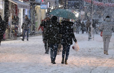 Birçok il için kar ve karla karışık yağmur uyarısı