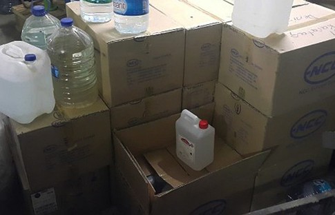 Çengel-6 Operasyonu'nda 1 ton 56 litre etil alkol ele geçirildi