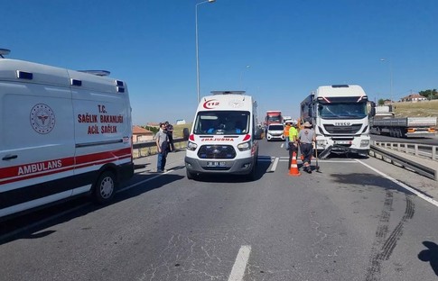 Kayseri'de zincirleme kaza: Yaralılar var