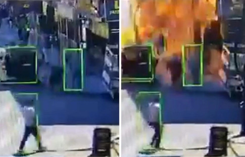 İzmir’de 5 kişinin öldüğü, 63 kişinin yaralandığı patlama anı kamerada