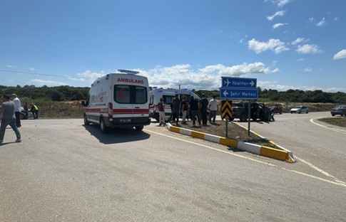 Sinop'ta feci kaza! 8 kişi yaralandı