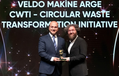 ‘Döngüsel Ekonomi Dönüşümü’ ödülü Veldo Makine’nin