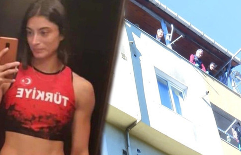 Milli sporcu 6. kattan düşerek öldü!