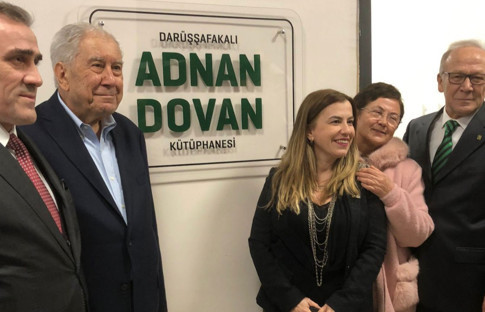 Darüşşafakalı Adnan Dovan Kütüphanesi törenle açıldı