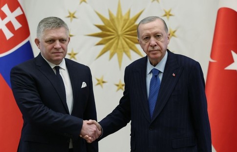 Slovakya Başbakanı Fico Beştepe’de! Cumhurbaşkanı Erdoğan'la görüşecek