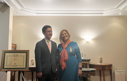 Perihan İnci’ye Japonya’dan devlet nişanı