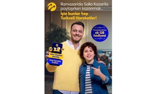 Turkcell’den Ramazan Ayı’na özel 100 milyon GB hediye
