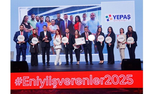 YEPAŞ, 2025 yılında bir kez daha “Türkiye’nin En İyi İşverenleri” arasında yer aldı