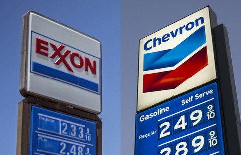 Exxon Mobil ile Chevron'un karı azaldı