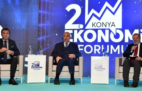 SANKO Holding Onursal Başkanı Abdulkadir Konukoğlu, 2. Konya Ekonomi Fuarı'na katıldı
