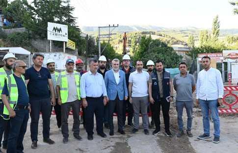 Görgel; “Türkiye’nin En Büyük Altyapı Şantiyesi Şehrimizde Kuruldu”