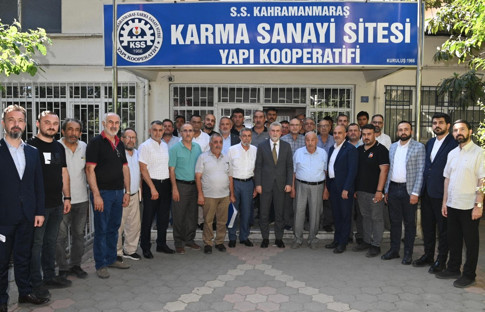 Başkan Görgel, Sanayi Sitesi Esnafıyla Bir Araya Geldi