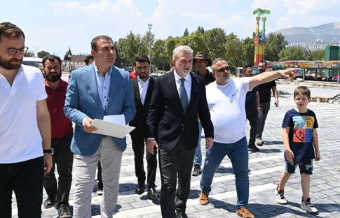 Başkan Görgel, Fuar Öncesi Atatürk Parkı’ndaki Hazırlıkları İnceledi