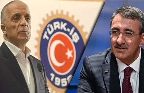 Cumhurbaşkanı Yardımcısı Yılmaz, TÜRK-İŞ Başkanı'yla görüştü
