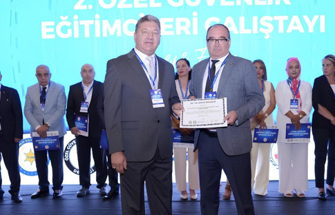 Uç El Güvenliğe 20. yıl onur belgesi